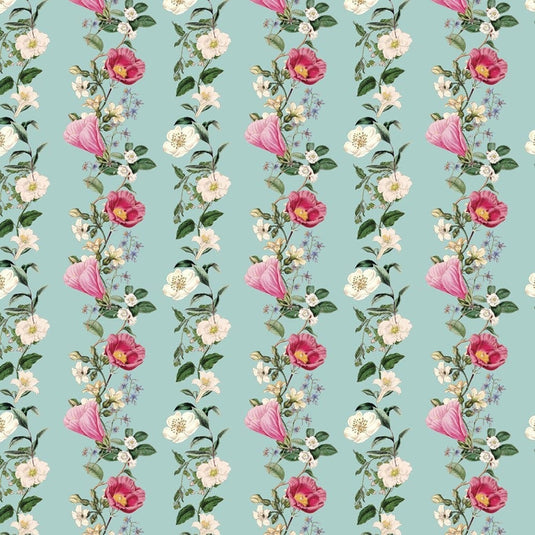 Devonstone Collection Flower Festival - String of Flowers Blue - 1m