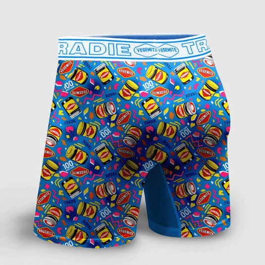 Tradie Mens No Chafe Bamboo Long Leg Trunk 100 Mitey Years