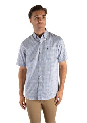 Thomas Cook Mens Oxford Check Single Pocket Shirt