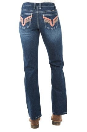 Pure Western Womens Aztec Bootcut Jean