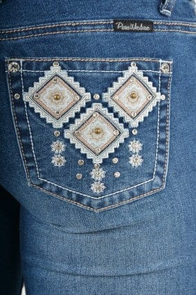 Pure Western Womens Snowie Straight Leg Jean