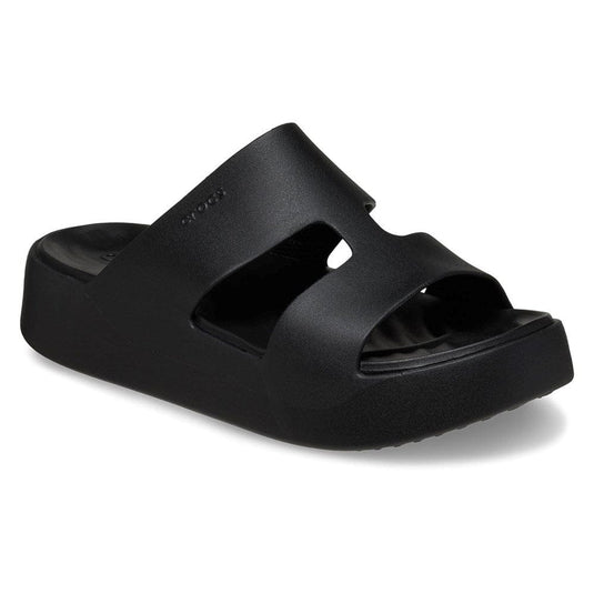 Crocs Womens Getaway Platform H-Strap - Black