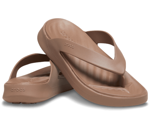 Crocs Womens Getaway Flip -  Latte