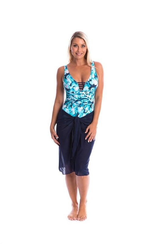 Togs Womens Mesh Sarong - Black