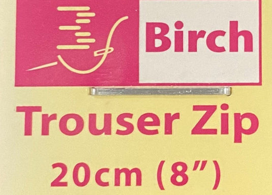 Birch Trouser Zip 20cm