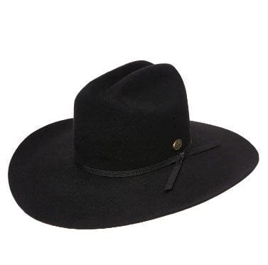 Statesman Serpentine Fur Felt Hat - Black