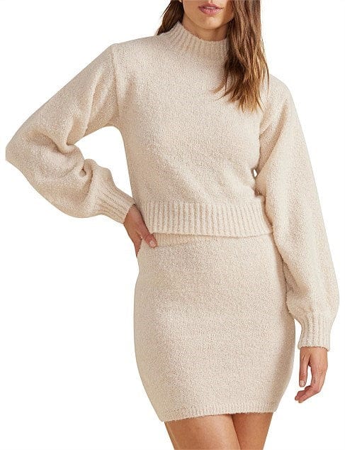Minkpink Womens Cher Crop Jumper