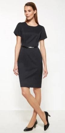 Biz Collection Womens Short Sleeve Shift Dress