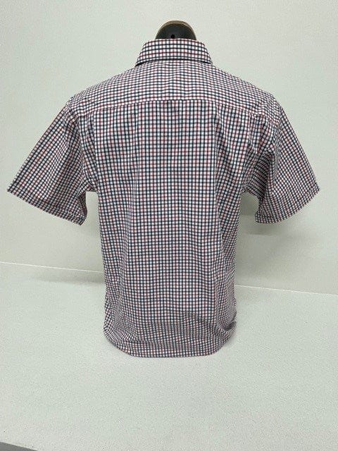 Bisley Mens Red Medium Check Shirt