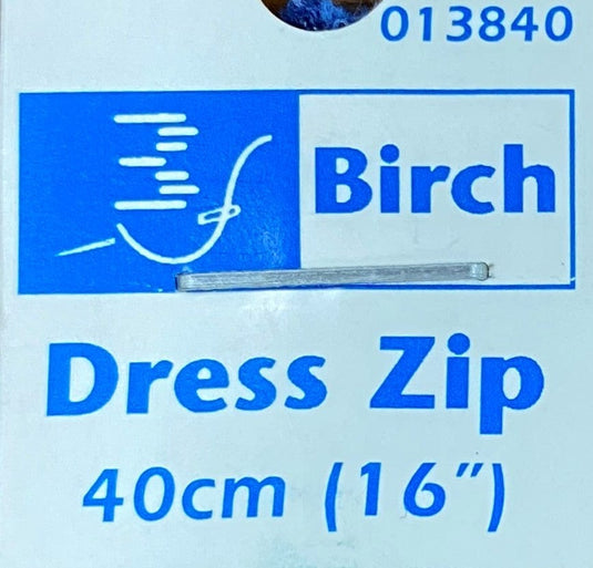 Birch 40cm Dress Zip