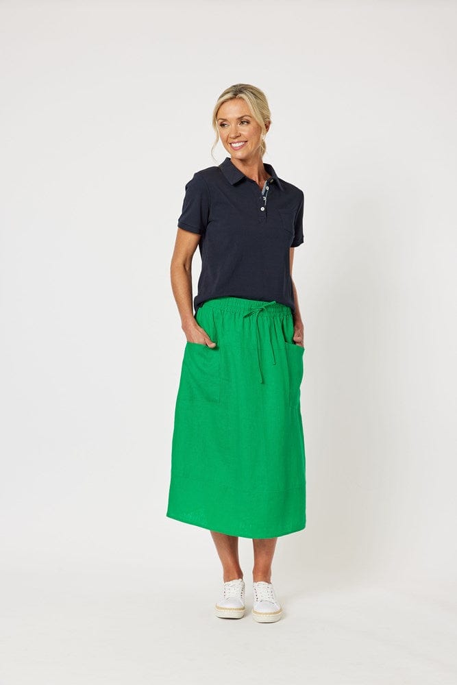 Load image into Gallery viewer, Gordon Smith Womens Sports Linen Skirt
