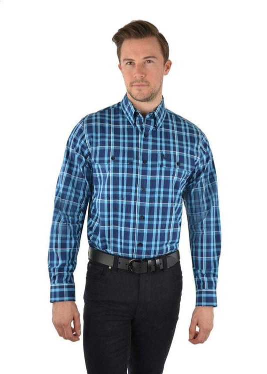Thomas Cook Mens Hansen Check Double Pocket  Shirt