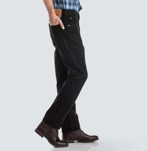 Levis 516 Straight Fit Jeans (Black Rinse)