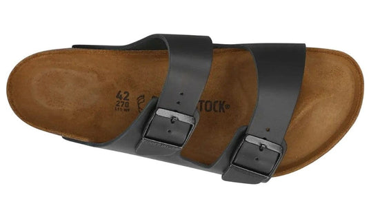 Birkenstock Arizona Black Birko-Flor - Narrow