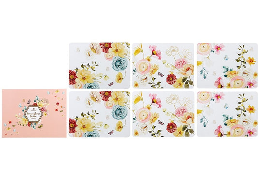 Ladelle Springtime Soiree 6pk Placemats