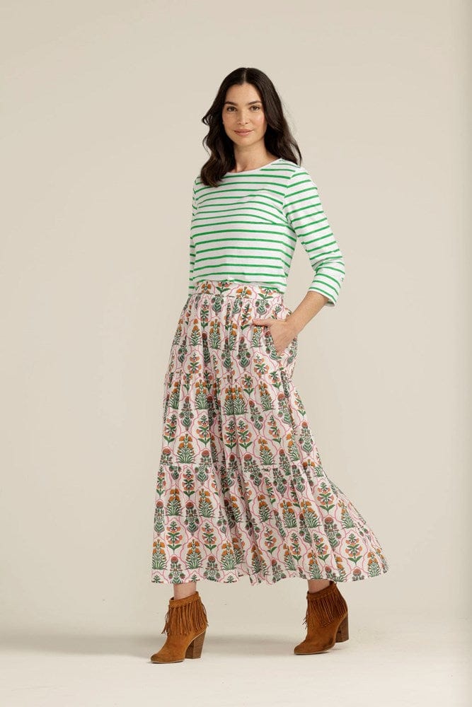 Load image into Gallery viewer, Goondiwindi Cotton Womens Floral Tiered Skirt
