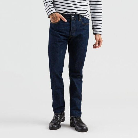 Levis 501 Original Fit Jeans - Rinse Wash