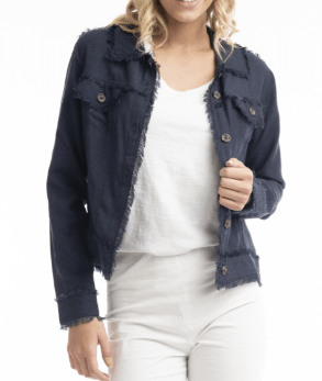 Orientique Womens Essentials Jacket Linen