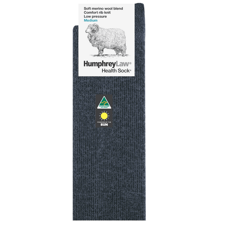 Load image into Gallery viewer, Humphrey Law Mens 60% Finer Merino Wool Ribbed Sock

