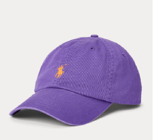 Purple ralph shop lauren cap