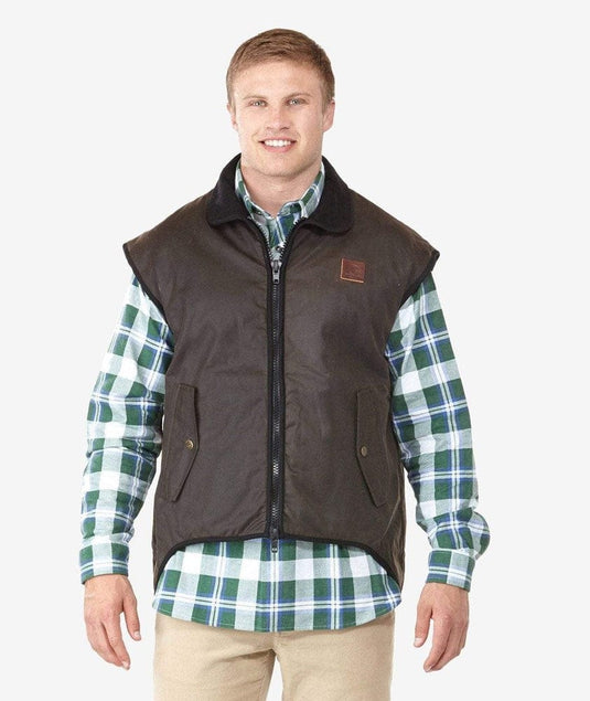 Swanndri Mens Foxton Oilskin Vest