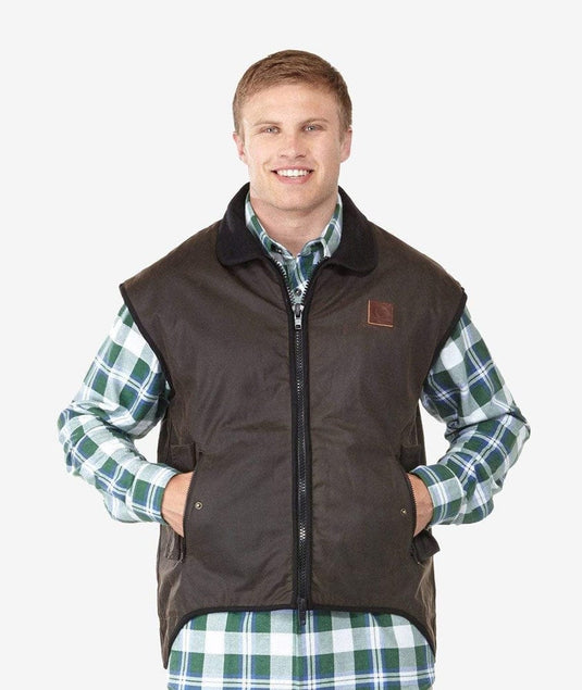 Swanndri Mens Foxton Oilskin Vest