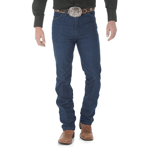 Wrangler Mens Cowboy Cut Slim Fit Jean (Rigid Indigo)
