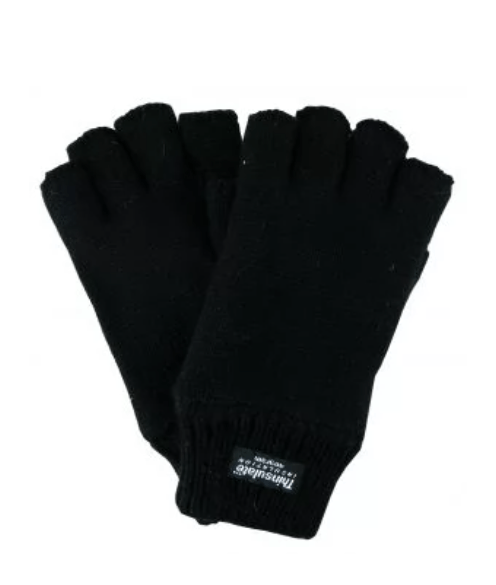 Avenel Womens Acrylic Fingerless Gloves With Thinsulate Lining