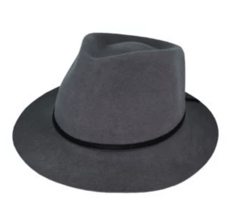 Avenel Hats Womens Demi Wool Felt Small Brim Fedora