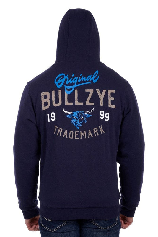 Bullzye Mens Attribution Zip Up Hoodie