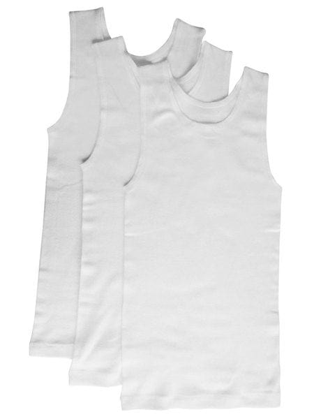 Tradie Boys 3PK Rib Singlet