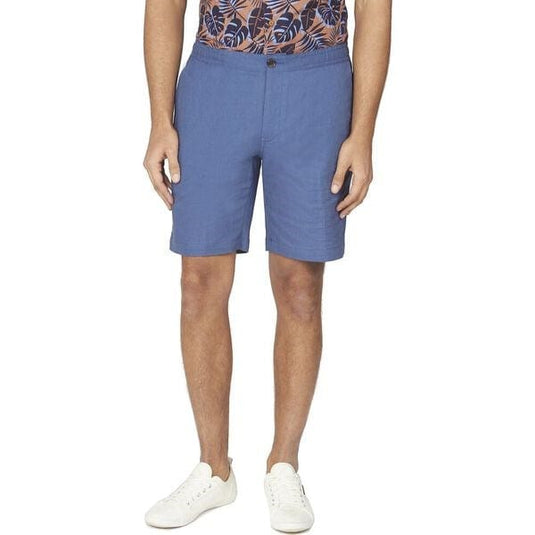Ben Sherman Mens Cotton Linen Short