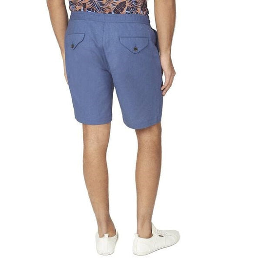 Ben Sherman Mens Cotton Linen Short