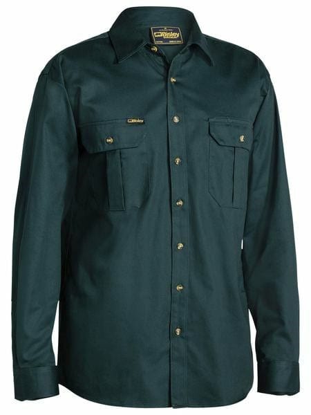 Bisley Original Cotton Drill Shirt - Long Sleeve