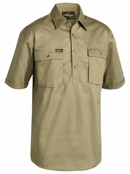 Load image into Gallery viewer, Bisley Closed Front Cotton  Drill Shirt - Short Sleeve
