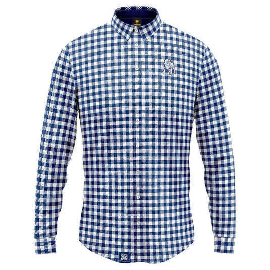 NRL Dawson Mens Business Shirt - Bulldogs