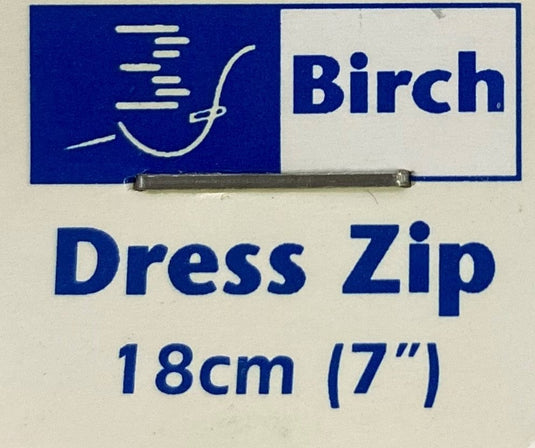 Birch 18cm Dress Zip