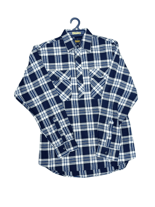 Bisley Mens Closed Front Flannelette  Shirts