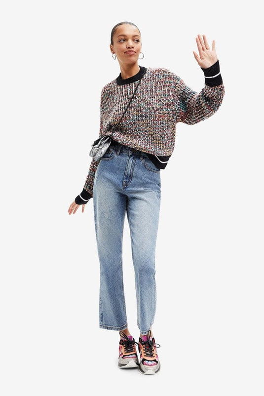Desigual Womens Flat Thick Gauge Pullover