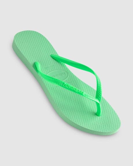 Havaianas Womens Slim Basic Green Garden