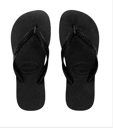 Havaianas Mens Top Black Thongs