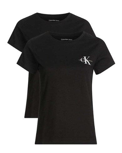 Calvin Klein Womens 2pk Monogram Slim Tees