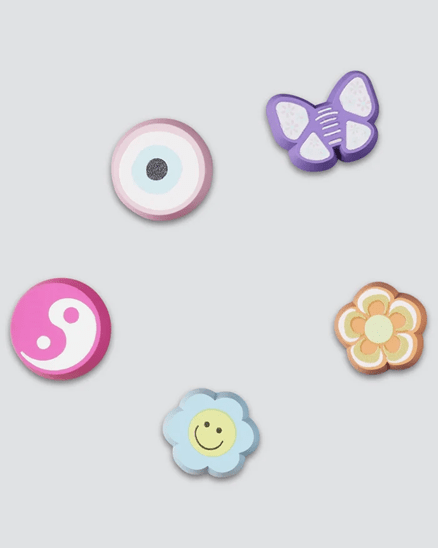 Crocs Jibbitz - Nostalgia Girly Eraser 5 Pack