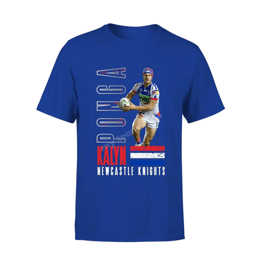 NRL Newcastle Knights Players Tee - Kayln Ponga