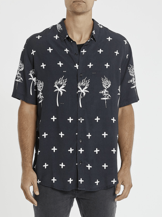 KSCY Mens Sahara Relaxed Short Sleeve Shirt