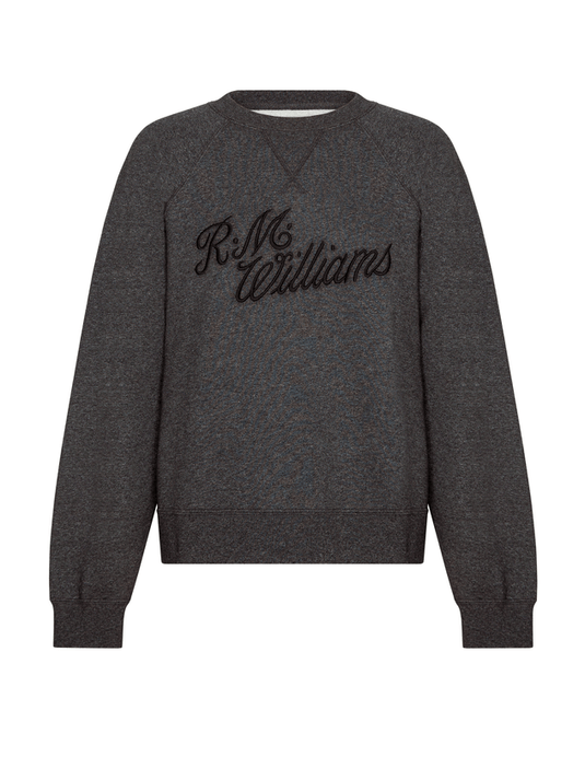 RM Williams Womens Script Crew Neck Jumper (Seasonal)