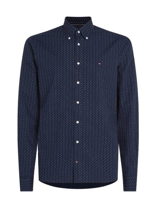 Tommy Hilfiger Mens Dot Print SF Shirt