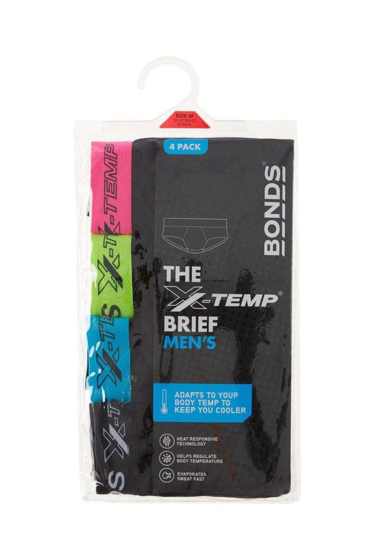 Bonds Mens X-Temp Brief 4PK