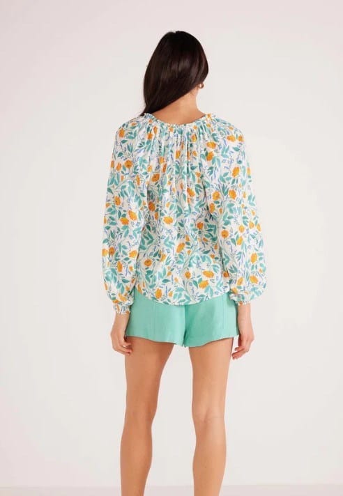 Minkpink Womens Bonnie Long Sleeve Blouse
