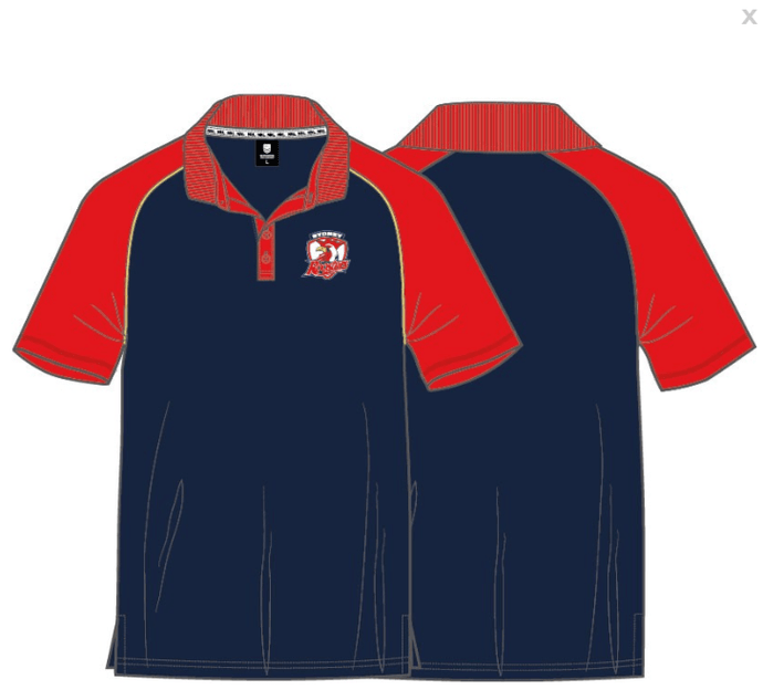 NRL Mens Performance Polo Roosters